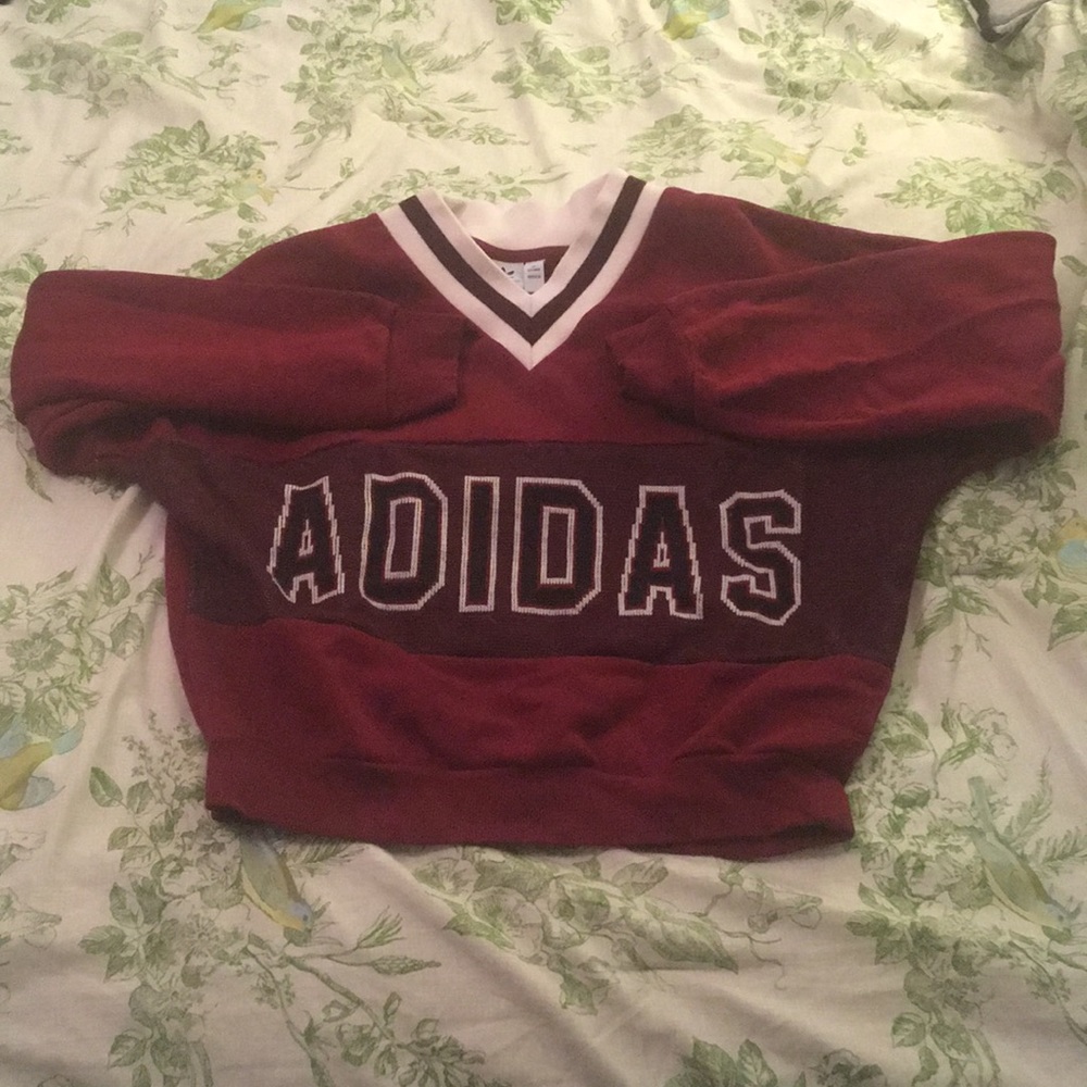 Adidas Crop Logo Sweatshirt